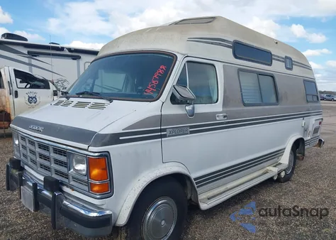 1989 Dodge Ram Van B350 из США, поврежденный, VIN 2B6JB31Z6KK404729